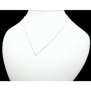 TIFFANYCo Tiffany By the Yard Necklace Silver Diamond